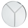 Varaluz Lyra 30-In Round Accent Mirror - Polished Nickel 4DMI0106
